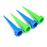 Liebeye 自動水やり器 4pcs 留守中 給水器 盆栽肥料 観葉植物 植木鉢 プリティセラミック 水やり 自動 園芸