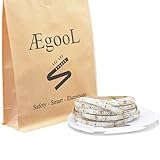 AEGOOL ledテープライト 防水 ホワイト 12V 5m 60leds/m 白ベース 300連 SMD2835