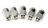 MP-10DFB 10D-2V,10D-FB用 M型コネクター ニッケルメッキ 日本製 (5個)