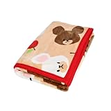 丸眞 ハーフ毛布 くまのがっこう アップルアップル 約H140×W100cm ブランケット かわいい ふわふわ おしゃれ 防寒グッズ 4335024100