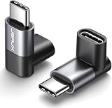 JSAUX 90度直角 USB-CオスからUSB-Cメスアダプター 2個パック Type-C アップ&ダウン USB-C 3.1 10Gbp