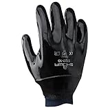 SHOWA 5122 Neoprene Coated Sanitized Glove, Cotton Liner, Chemical Resistant, Large (Pack of 12 Pair