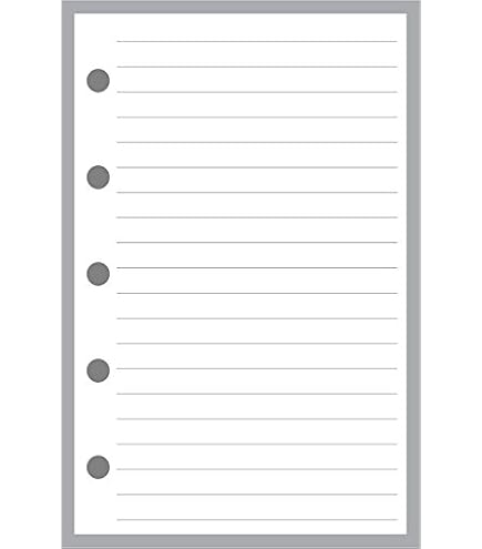 Filofax Malden Organizer, Pocket Size, Black - Tactile, Full-Grain Buffalo Leather, Six Rings, Cotton Cream Week-to-View Calendar Diary, Multilingual