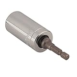 KKmoon 2点セット 万能ソケットセット ゲーターグリップ プログレード 自動調整式 ユニバーサルソケットレンチ メートルドリルアダプターセット 修復ツール