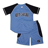 2個セットNCAA Boys North Carolina Tar Heelsアスレチックシャツ&ショーツセット ブルー