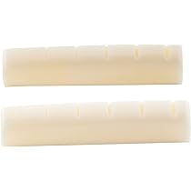 Amazon | Musiclily Pro 44mm 弦溝加工済み牛骨ナットボーンナット G