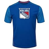 NHL子Short Sleeve PiecedポリTee L ブルー