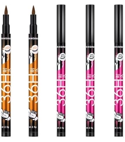 Amazon.co.jp: 【5本セット】アイライナー 36hブラック3本+36hブラウン