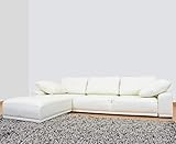 (DORIS)ローソファー 【ボーテカウチ PVC ホワイト】 (KIC)