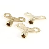 uxcell 水栓鍵 蛇口 水道栓カギ スワンネック キッチン用品 洗面台 クロムメッキ シンク 6.4 x 6.4mm 3個入れ