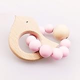 Mamimami Home 歯固めジュエリー 赤ちゃんの木製おもちゃ　おしゃぶり　シリコーン授乳ブレスレット　BPAフリー