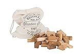 Wooden Story ウドゥン・ストーリー ナチュラル・ブロック in バッグ(100pcs)