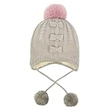 キュートな幼児赤ちゃん子供帽子暖かいビーニーキャップ冬用/秋、M