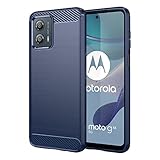 For moto g53s 5G 6.5型 ケース moto g53y 5G 6.5インチ カバー 【Jinmdz】 ソフトTPUシリコーン素材 耐衝撃カバー 防塵 薄型 落下防止 全面保護カバー moto G53J 5G / G53Y 5G 対応 (ブルー)