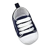 Zhhlinyuan 安定した品質 ベビー Unisex Cute Toddler Shoes Canvas Cloth Soft Sole Anti-skid Sneaker