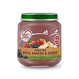 ステージ1瓶リンゴ、バナナ＆ベリー125グラム (Cow & Gate) (x 2) - Cow & Gate Stage 1 Jar Apple, Banana & Berries 125g (Pa