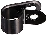 Morris 22448 Plastic Cable Clamp, 3/8-Inch, UV Black, 10-Pack [並行輸入品]
