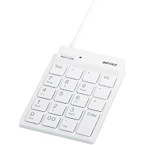 (未使用･未開封品)　BUFFALO 有線テンキーボードTabキーUSBハブ付き ホワイト BSTKH100WH qdkdu57 Amazon.co.jp: バッファロー BUFFALO スリムテンキーボード Tabキー
