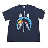 (アベイジング エイプ)A BATHING APE BAPE トップス 半袖 子供服 男の子 女の子 キッズ ジュニア Tシャツ Milo マイロ SHARK鮫 サメ110cm 5歳 6歳