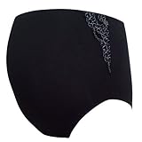 ネトゥル レース付きベア天竺マタニティショーツ M~L ブラック 1858