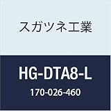 スガツネ工業 ドア用金物 ディテントトルクヒンジ HG-DTA8-L 1