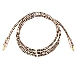Lovoski 2本入り　CD/ DVD 用　 5FT　トスリンク　光ファイバー 　デジタル　オーディオ　オプティカル　ケーブル　コード　ワイヤー