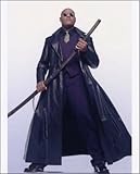 ブロマイド写真★映画『マトリックス』モーフィアス（ローレンス・フィッシュバーン）/刀持つ