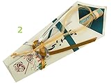 お宮詣り 小物 扇子 単品 ks-48 (青緑)