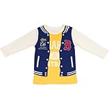 amabro　アマブロ　BAB LONG TEE　バブ　ロングＴシャツ　Football　フットボール　80cm　12ヶ月～