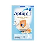 +クリームアプリコット粥125グラム6ヶ月 (Aptamil) - Aptamil 6 Months+ Creamed Apricot Porridge 125g [並行輸入品]