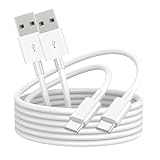 USB Type C ケーブル 5m 2本組 LpoieJun【3A急速充電】USB-A to USB-C 2.0 電コード 高耐久TPE素材 スマートフォン/タブレット/ゲーム機のタイプｃ機種に対応 【データ転送と映像出力不可】 ホワイト