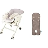 【セット買い】コンビ ベビーラック ネムリラ FF セサミグレー+1秒タオル マルチフィットシート QJ ブラウン