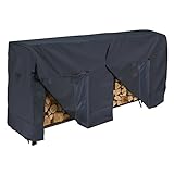 Classic Accessories 52-069-030401-00 Log Rack Cover, Black, 8-Feet