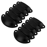 F Fityle 亜鉛合金製　プル ハンドル カップ　内閣ノブ　黒 扉 キャビネット ノブ　引き出しシェル　10個