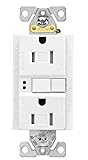 Eaton GFCI Self-Test 15A -125V Tamper Resistant Duplex Receptacle (3-Pack), White [並行輸入品]