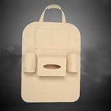 車のシートバックバッグオーガナイザー記憶電話ホルダーマルチポケットの毛織物