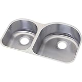 エルケイdxuh3119l Dayton 31 – 1 / 4 "ダブルBasinアンダーマウントステンレススチールキッチンS、 31-1/4-Inch by 20-Inch DXUH3119L 1