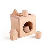 Pumpumly 赤ちゃん玩具 積み木ボックス 幾何学的認知ボックス 幼児教育パズル おもちゃ 知育玩具 出産祝い 誕生日 ギフト