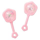 Unique Industries Baby Rattles (6 Pack) 2.5 Pink [並行輸入品]