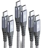 タイプc ケーブル【2M/3本セット PD対応 60W急速充電】USB C&USB C ケーブルiPhone17/16/15 Pro MAX 充電器 Type-c アイフォン15/いphone15 pro Max,iPad Pro/Air,MacBookPro,Samsung Galaxy S25/S24/S23/S22,Sony,Pixel等USB Type-c機種対応(ブルー)