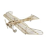 3D 木製パズル 飛行機 DIY Etrich Taube モデルキット レーザーカット バルサ 木製飛行機キット 大人用、第一次世界大戦 木製モデル 航空機 ジグソーパズル ホームデコレーション バースデーギフト