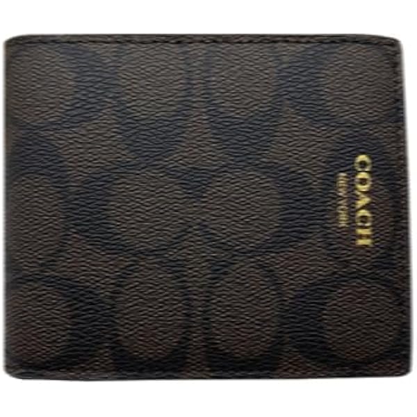 Amazon | [コーチ] COACH メンズ キャンバス コーチ財布 シグネチャー