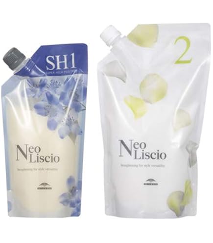 Amazon.co.jp: 資生堂 クリスタライジングストレート N 1液 ＆ 2液 各