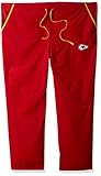 NFL Kansas City Chiefs Boysソリッドスクラブパンツ、XXL、レッド
