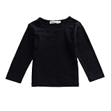 Cutelove　ボトムシャツ　Tシャツ　純色　ロングスリーブ　長袖　ロングズボン　綿　男の子　ボーイズ　女の子　ガールズ　ベビー　赤ちゃん　幼児　秋　春　冬　可愛い　ファッション　素敵　カジュアル　