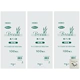 H E I K O PP食パン袋半斤用 300枚(100枚x3束) ヘ イコー パン袋 おむつ防臭袋 ポリ袋 食品保存袋 + Kunutonnオリジナルロゴ入りおまけ付