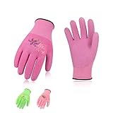 Vgo ゴムコート 背抜き 作業手袋 作業ゴム手袋 女性用 3双入(Size:8/M)