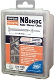 Simpson Strong-TieN8DHDGSimpson Strong-Tie Common Nail-1LB 8DX1-1/2" HDG NAILS (並行輸入品)