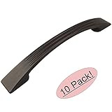 Cosmas 9604 – 128orbオイルはブロンズモダンキャビネットハードウェアアーチハンドルプル – 5 "インチ( 128 mm )穴中心 – 10パック