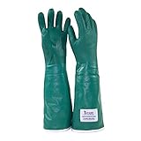 Tucker Safety 92203GR Products Tucker Utility Glove Nitrile Cotton Lined 20 Medium Green (Pack of 6)